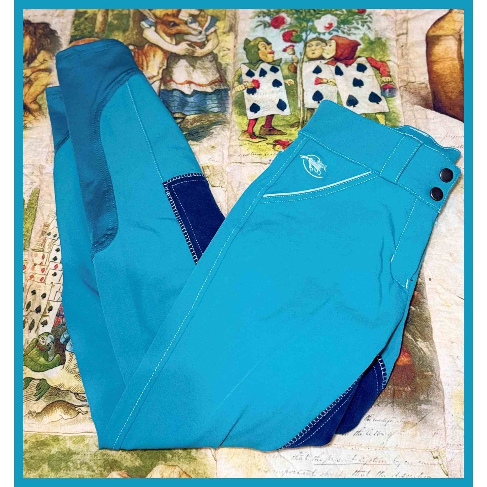 Smartpak Piper Evolution Mid-Rise Suede Full Seat Riding Breeches 24r Equestrian — image 2 of 8